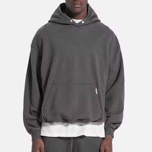 เสื้อฮู้ดดี้ผู้ชายแบบหนาพิเศษ สกรีนโลโก้ ไซส์ใหญ่พิเศษ แบบยูนิเซ็กซ์  รับสั่งทำตามแบบ  ไซส์ใหญ่พิเศษ หนานุ่ม  ปักลาย  OEM - Product Image 3