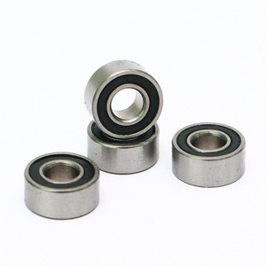 高速深い溝ステンレス鋼ハイブリッドセラミックボールベアリング690 695 2RS/ZZスケートボードファーム釣り用 - Product Image 1