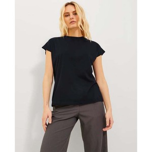 Camisetas de Algodón de Color Azul Claro para Mujer - Product Image 3