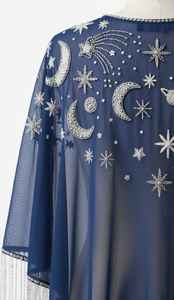 Poncho perlé artisanal d'excellente qualité pour les soirées, les centres de villégiature et les tenues de soirée, disponible pour la vente en gros - Product Image 3