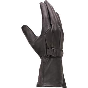Gants de conduite en cuir SH864 pour homme, en peau de daim noire non doublée, doublés de laine, pour un usage quotidien et les sports de ski - Product Image 6