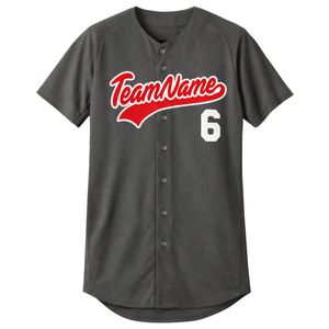 Camiseta de Béisbol Personalizada con Botones, para Jóvenes, de Poliéster, Uniforme Deportivo, Proveedor Mayorista OEM - Product Image 1