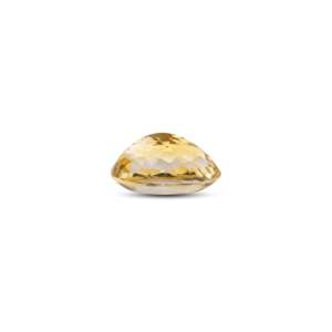 Loose Citrine Gemstone 13.5 Carat Oval Cabochon for Fine Jewelry - Product Image 3