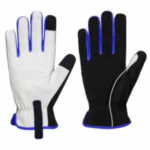 ถุงมือหนังแพะสังเคราะห์ Amara Heavy-Duty สำหรับการปกป้องมือขั้นสูงสุดในงานก่อสร้าง งานช่าง และงานเครื่องจักร - Product Image 5