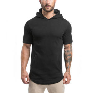 <b>Men</b> Spring <b>Short</b> <b>Sleeve</b> Fitness Training Running Sports Casual <b>Hoodies</b> Cotton - Product Image 6