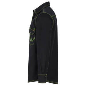 Trajes de Soldadura Transpirables de Algodón FR, Talla M, para Soldadores Industriales, Exposiciones Térmicas de Corta Duración, Resistentes a las Llamas, 7.5OZ, CAT2 - Product Image 3