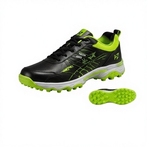 Zapatos de críquet con tacos de goma Hit Zone para hombre, suela de alta adherencia, calzado deportivo ligero y cómodo para entrenamiento en césped artificial. - Product Image 1