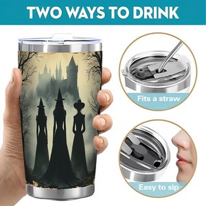 Stainless Steel Tumbler 20oz Double Wall Insulated Travel Mug Reusable With Lid For <b>Coffee</b> Tea - Product Image 5