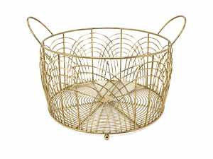 Panier à fruits moderne en fil de fer pour comptoir de cuisine, table à manger, rangement domestique, support décoratif en métal pour fruits - Product Image 6