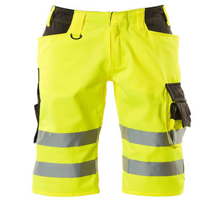 Shorts de travail haute visibilité pour hommes, de qualité supérieure, avec poches cargo et bandes réfléchissantes - Product Image 1