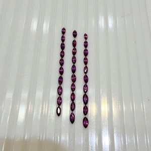 Granate Rodolita, Gema Suelta, Corte Marquesa 2x4-4x7mm, Púrpura Natural, Certificado por Terceros, para Joyería, Precio al por Mayor - Product Image 5
