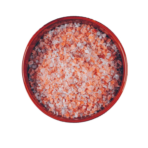Sel rose de l'Himalaya certifié alimentaire, naturel, à grains moyens, brut, en vrac, emballé en sachet, boîte ou bouteille, comestible - Product Image 1