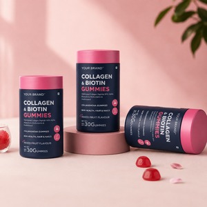 Gomitas de Colágeno y Biotina con Sabor a Fresa de Marca Privada OEM para el Cabello, la Piel y las Uñas, Sin Gluten - Product Image 6