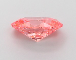 Diamant CVD rose vif fantaisie de forme ovale de luxe de 2,28 carats, clarté VVS2, polissage excellent, diamant non monté pour bijoux - Product Image 3