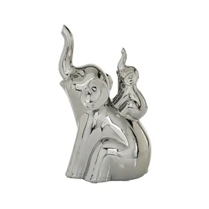 Sculpture métallique décorative haut de gamme, installation artistique intérieure durable, sculpture moderne en fer, intérieur élégant - Product Image 2