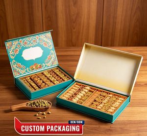 Food Grade Paper <b>Party</b> <b>Box</b> with Custom Logo Design Custom Bakery <b>Party</b> <b>Box</b> for Cakes, Cookies and Desserts - Product Image 1