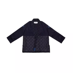 Kimono de Jiu-Jitsu Brésilien Bleu Marine Durable en Tissu Perlé Léger pour Compétition Professionnelle et Entraînement – Personnalisation OEM - Product Image 1