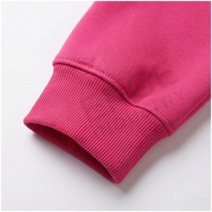 Ensemble de survêtement unisexe rose à capuche, manches longues, couleur unie, coupe décontractée, respirant, 100 % coton, avec cordon de serrage, idéal pour l'automne - Product Image 6