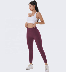 Leggings deportivos de punto de longitud completa para mujer, leggings personalizados 2026 al por mayor, leggings de cintura alta para mujer - Product Image 4