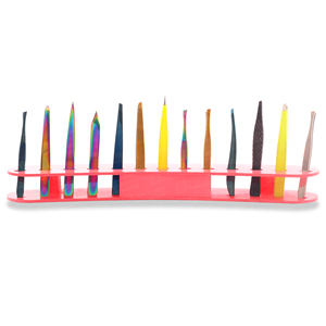 Precision Eyebrow Tweezers Customized Logo Multi color Design Eyebrow Tweezers With Stand Makeup Beauty <b>Tool</b> - Product Image 1