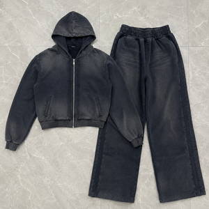 Ensemble de survêtements oversize pour hommes, style streetwear boxy, pour les détaillants de mode américains - Product Image 5