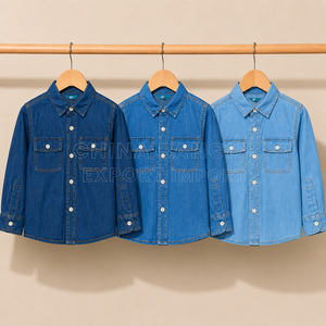 Children Denim <b>Jumpsuit</b> Cotton Boys Girls Casual Overalls Blue Jeans Outfit Kids Fashion Clothes Stock Lot Surplus Kids Denim - Product Image 4