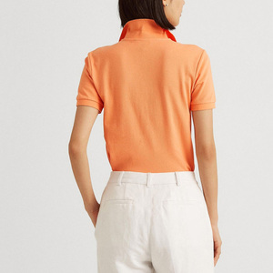 Camisetas tipo polo para mujer de corte regular y forma equilibrada, fáciles de moverse en ellas, para uso diario, para adultos. - Product Image 6