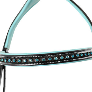 Bridas de cuero hechas a medida para caballos, ajuste cómodo, bridas premium para equitación deportiva y competición. - Product Image 4