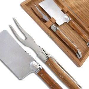 Elegante Juego de Cuchillos para Queso con Mango de Abeja, Acero Inoxidable, Apto para Lavavajillas, Juego de Regalo para Bodas - Product Image 4