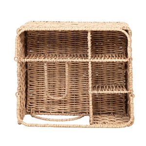 Seagrass <b>basket</b> for holding tableware Handmade <b>Storage</b> <b>Basket</b> Wholesale eco-friendly Made in Viet Nam - Product Image 5