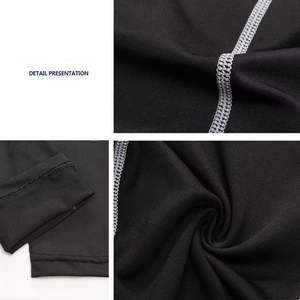 Pantalones de Compresión de Baloncesto de Secado Rápido y Alta Elasticidad para Hombre, Pantalones de Entrenamiento de Siete Puntos, Fibra de Algodón y Bambú, Logotipo Personalizado - Product Image 5