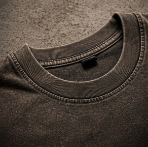 T-shirt graphique personnalisé pour homme, coupe oversize et carrée, épaules tombantes, en coton épais, délavé à l'acide, imprimé DTG, style streetwear, coupe courte, pour l'été - Product Image 5