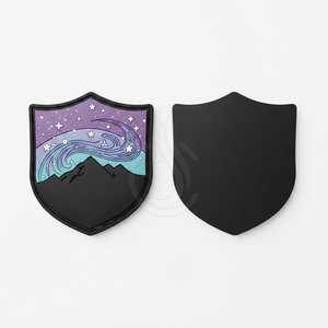 Patchs en caoutchouc imprimés de haute qualité, design de logo personnalisé, écologiques, légers, pour uniformes, vêtements, chapeaux, accessoires de mode - Product Image 3