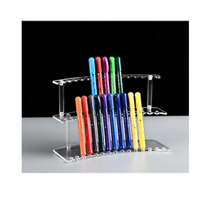 Porte-stylos multifonction en acrylique, porte-stylos de bureau avec logo personnalisé, fournisseur en gros de porte-stylos en acrylique - Product Image 5