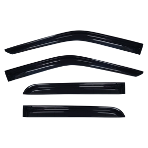 แผ่นบังแดดอะคริลิคสำหรับหน้าต่างรถยนต์ ป้องกันฝนและแสงแดด พร้อมเทปกาวสองหน้า สำหรับรถฟอร์ด F-150 ซูเปอร์ครูว์แค็บ ปี 2015-2020 (ป้องกัน) - Product Image 1