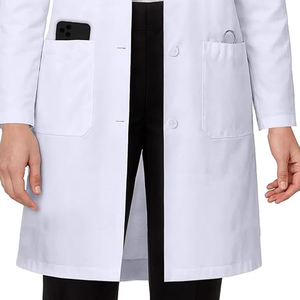 Blouse médicale unisexe de haute qualité, uniforme d'hôpital pour médecins et infirmières, tenue de spa, blouse de laboratoire pour femmes - Product Image 3