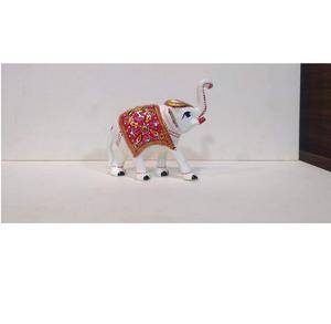 Antique <b>Elephant</b> Handmade Artisan Sculpture Elegant Cultural Design <b>Decorative</b> Accent for Living Room Home Display - Product Image 4