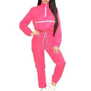 เสื้อแจ็คเก็ตกันลมผู้หญิงแบบสั่งทำพิเศษ (OEM) น้ำหนักเบา กันน้ำ ซิปเต็มตัว สำหรับกีฬากลางแจ้ง ผลิตตามแบบ (ODM) ขั้นต่ำในการสั่งซื้อน้อย โรงงานผลิต - Product Image 5