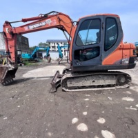 Excavadora Mini Usada DOOSAN DX75 con Motor de 36500W y 0.28m³, Pintura Original, Estado Original, Precio Económico