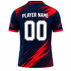 Ensemble de maillots de football pour adultes à manches courtes, sublimation, shorts, kit d'entraînement personnalisé vierge pour équipe, respirant, sans marque - Product Image 4