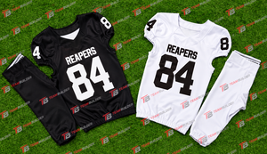 Ensemble d'uniformes de football américain personnalisés |   Pantalon de football |   100% polyester |   Grande taille |   Été/Printemps |   Logo d'équipe personnalisé OEM - Product Image 3
