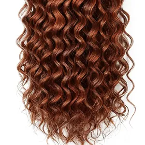 ผมแท้แบบเวฟธรรมชาติสีน้ำตาลน้ำผึ้ง 100% เรมี่ เวฟท์  แบบเส้นต่อเส้น - Product Image 3