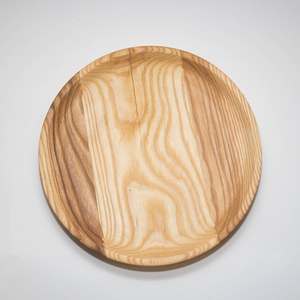 Assiettes en bois, design luxueux, prix abordable, assiettes en bois faites à la main, couleur naturelle, assiettes en bois pour table à manger. - Product Image 1