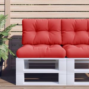 Pallet cuscino esterno in tessuto in 19.7 rosso \ "x15.7 \" x4.7 \" - Product Image 1