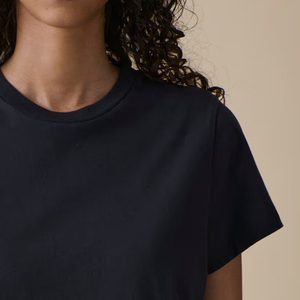 OEM Service Design Solid Color Crew Neck Women T Shirt With Customizable Logo Designing Cheap Rate For Bulk Buyers Solid Color - Product Image 4