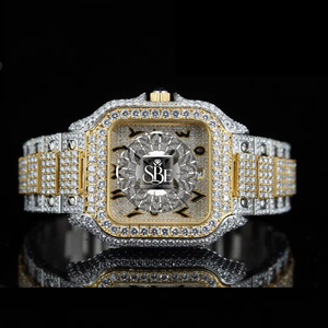 Nuevo Reloj de Lujo con Diamantes Moissanite de 41 mm, Estilo Hip Hop, para Regalos, Fiestas y Ocasiones Especiales, Disponible a un Precio Accesible desde India - Product Image 1