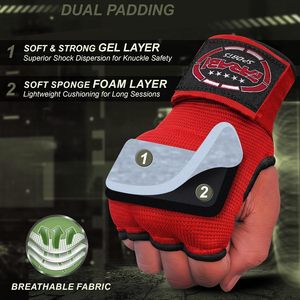 Gants intérieurs rembourrés en coton Farabi pour enfants, haute élasticité, pour entraînement de boxe, MMA, Muay Thai, Taekwondo, Hook - Product Image 2