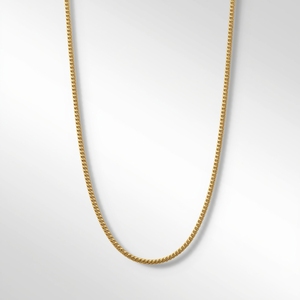 Collar con Colgante de Oro Sólido de 18K, Eslabones Redondos Entrelazados, Oro Blanco de Lujo, para Fabricantes OEM Certificados - Product Image 3