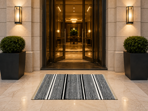 Modern Cotton Jute Backed Pet Friendly <b>Washable</b> Woven Flat Pile Abstract Rectangle Area <b>Rug</b> for Home Hotel Office Entryway - Product Image 1