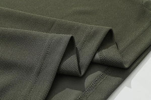 Chemises tactiques à manches longues à séchage rapide, 3 boutons, anti-rides, pour hommes, 100% polyester piqué - Product Image 3